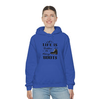 Unisex Hooded Sweatshirt - Hiking Boots
